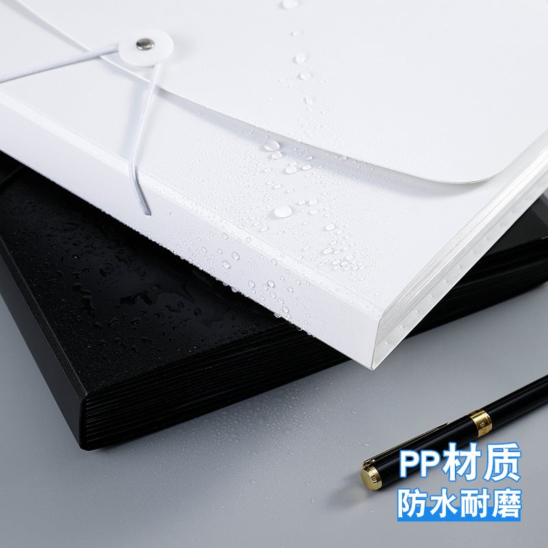 13-Grid Large-Capacity Organ Bag Multi-Layer A4 Office Folder Simple Classification Storage Bag Student Examination Paper Data Book - Image 4