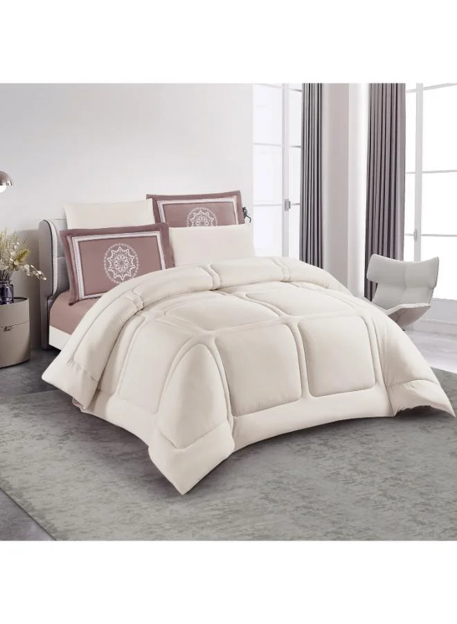 Unique Home Unique Home Sophia 6-Piece King Comforter Set - 260x240 cms