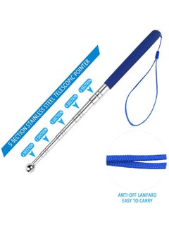 KASTWAVE 2 Pack Telescopic Teacher Pointer Stick with Hand Lanyard, Retractable Pointer Stick Teacher Pointer Stick, Whiteboard Pointer Extendable Stick for Classroom Office  - Image 2