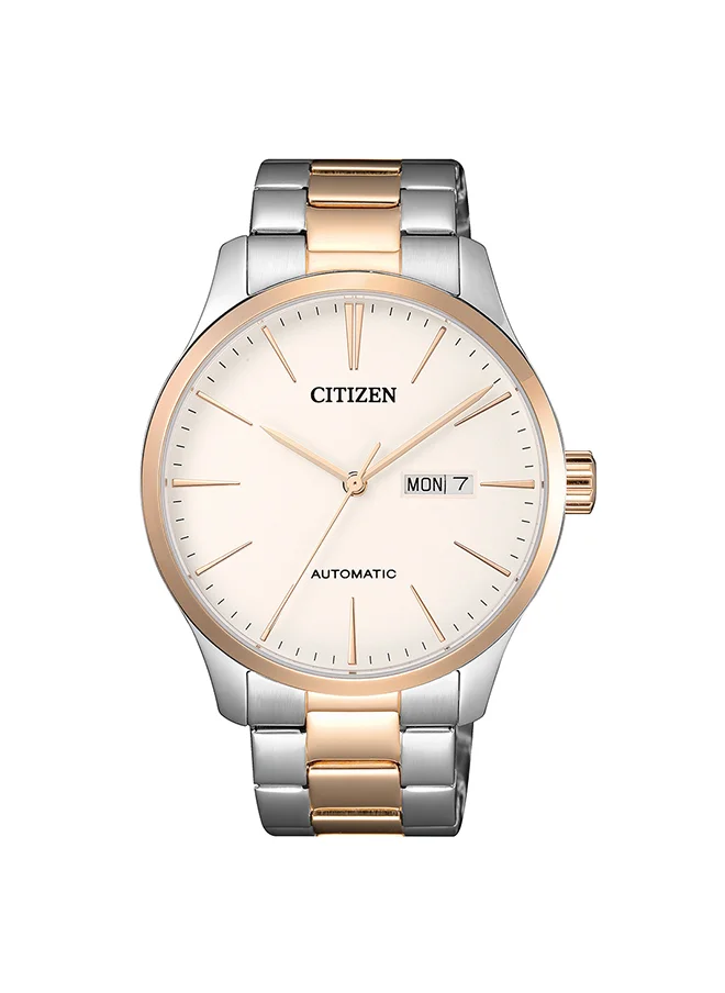 سيتيزن Men's Analog Round Shape Stainless Steel Wrist Watch NH8356-87A 40 Mm