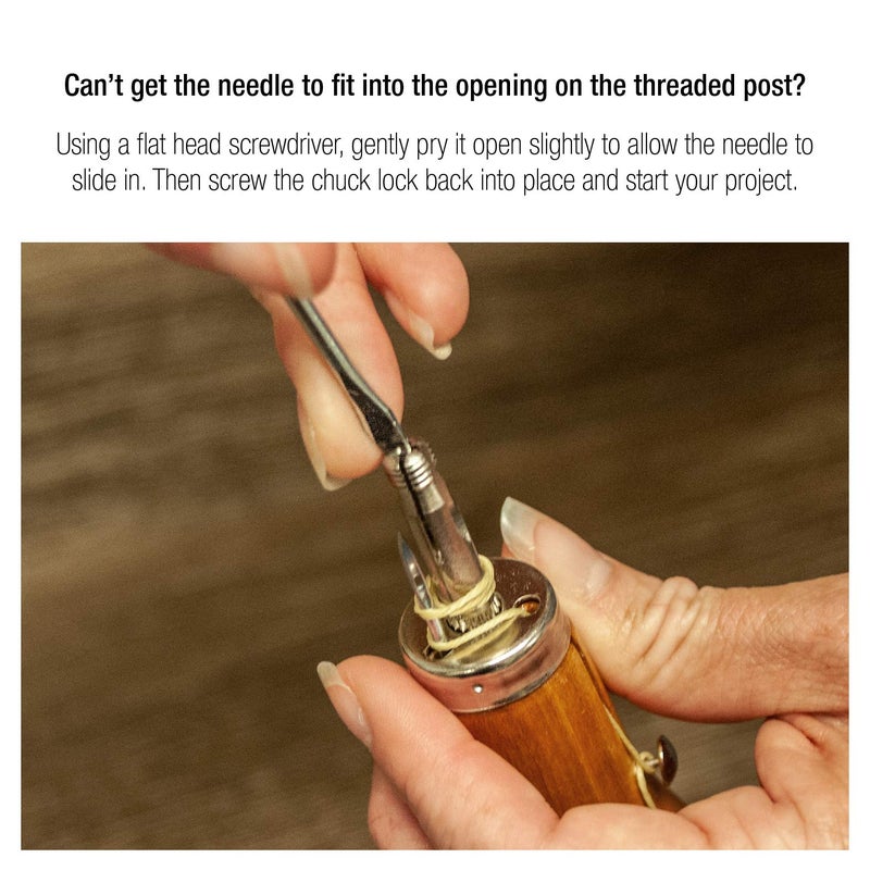 Speedy Stitcher Sewing Awl Kit with 180-yard Tube of Thread, Natural - Image 4