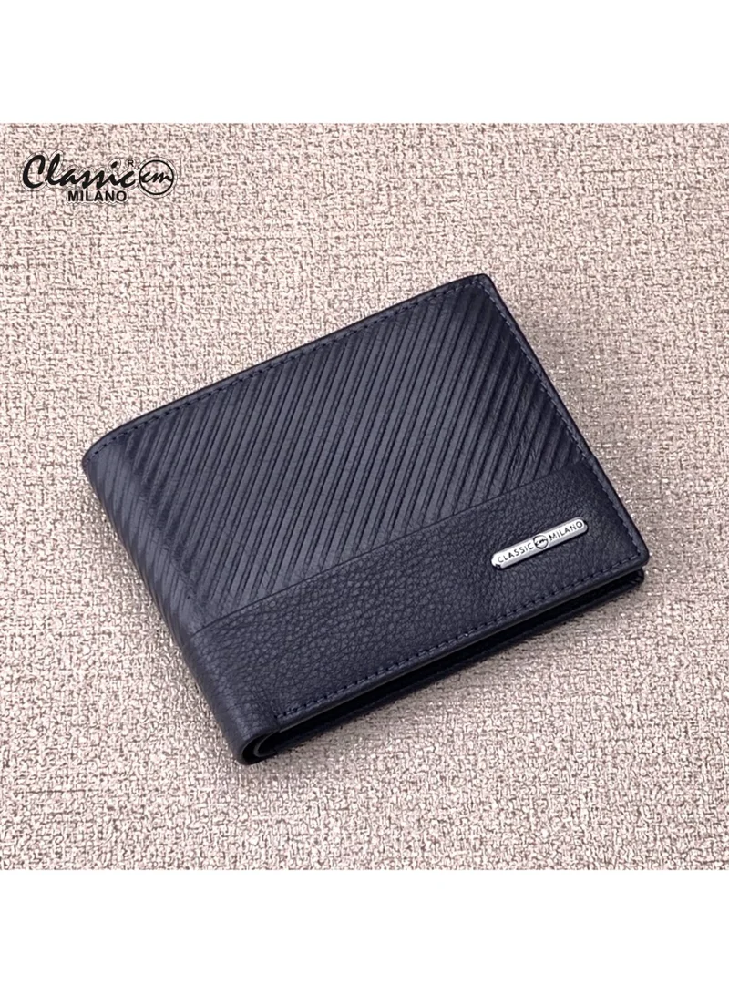Classic Milano Classic Milano Genuine Leather Wallet for Men – Slim Bifold Men’s Wallet with RFID Blocking, Multiple Card Slots – Stylish Mens Purse Wallets Gift for Husband, Father