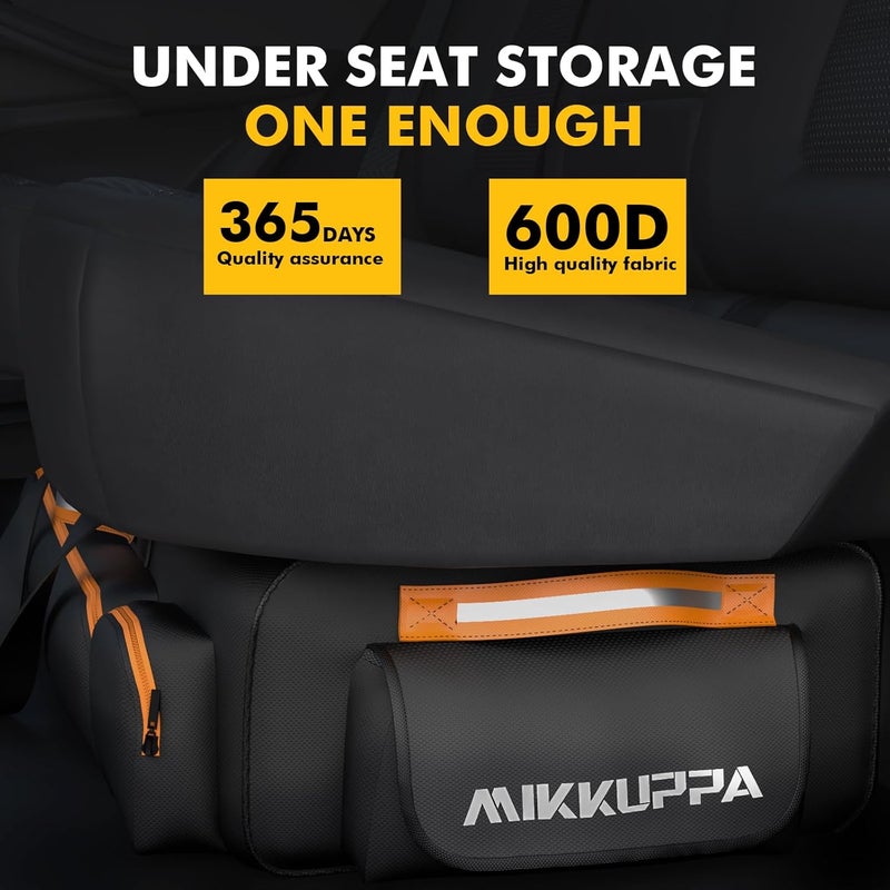 MIKKUPPA Under Seat Storage Bag for Trucks, SuperCrew & Crew Cab, Black - Image 4