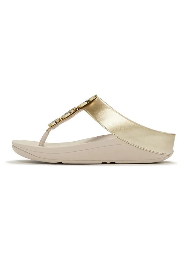 Fitflop HALO BEAD-CIRCLE METALLIC TOE-POST SANDALS