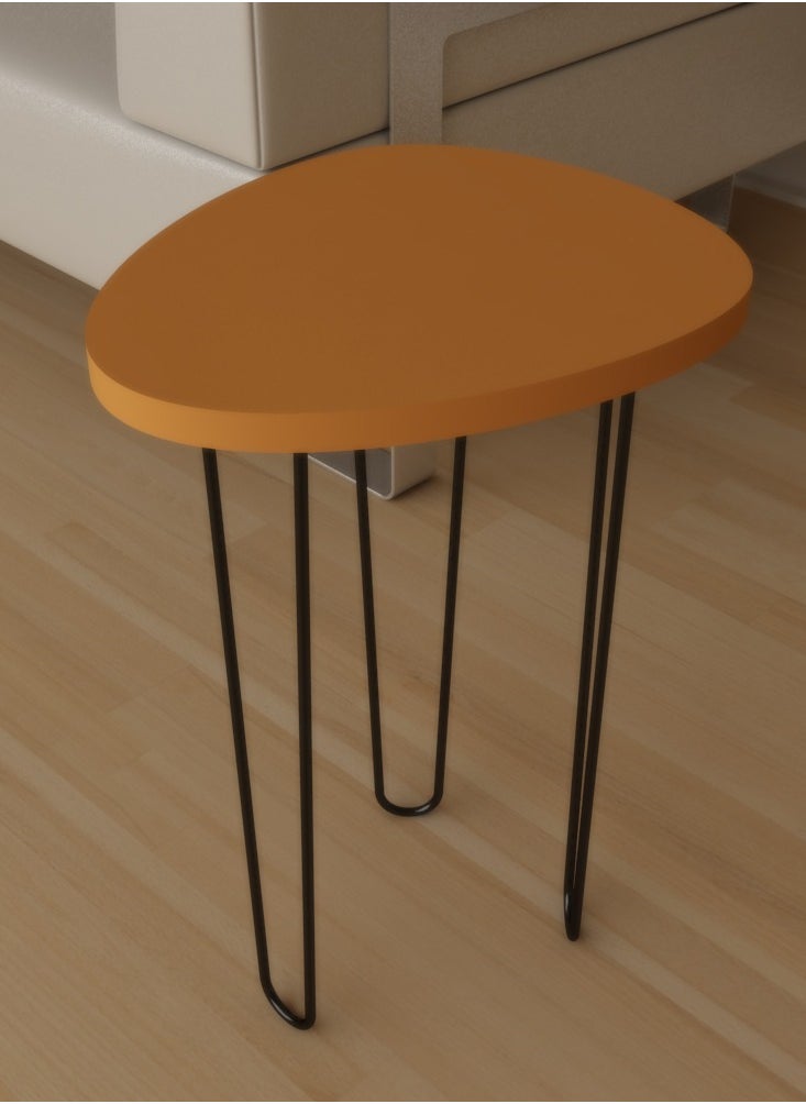 Generic Momentum Modern Side table, Metal legs, PVC surface, 50 CM.  - Image 2