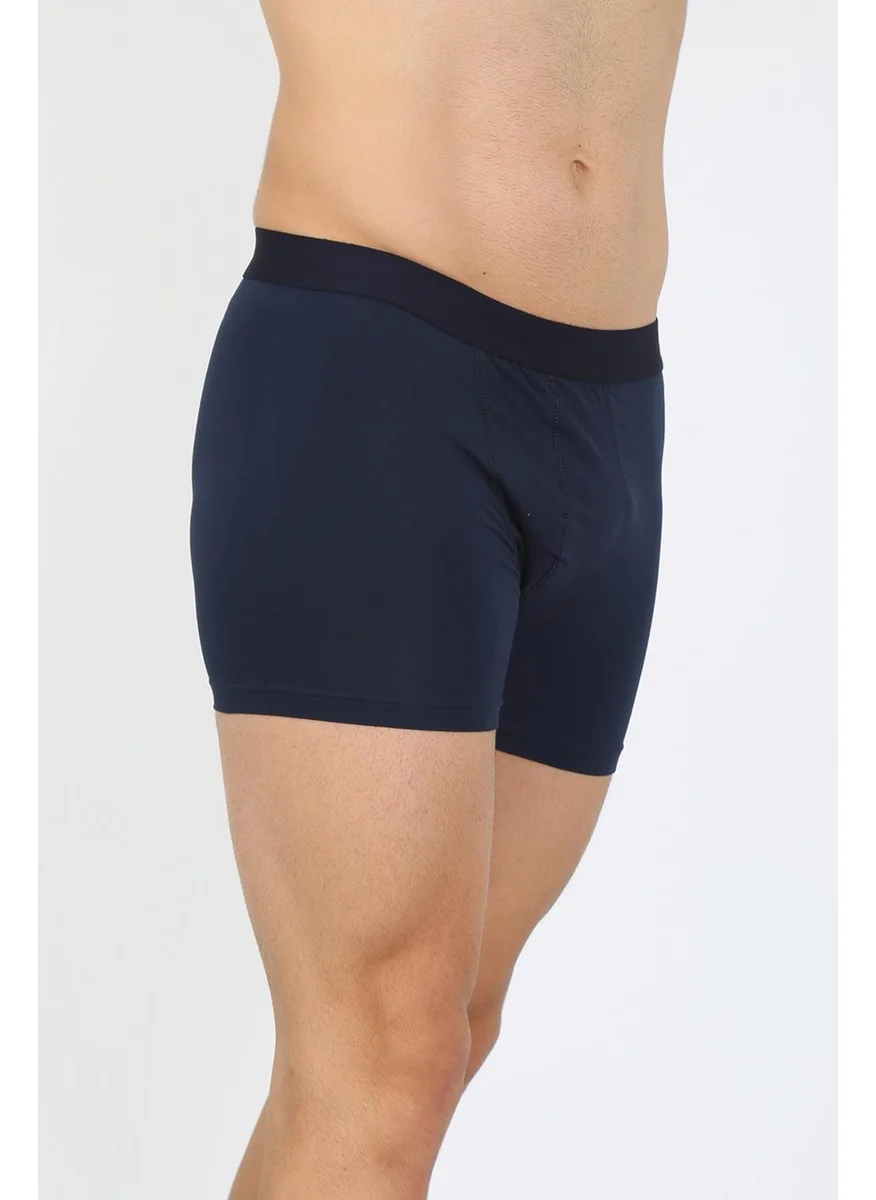 اكبينيز Men's Cotton Lycra Navy Blue 40133