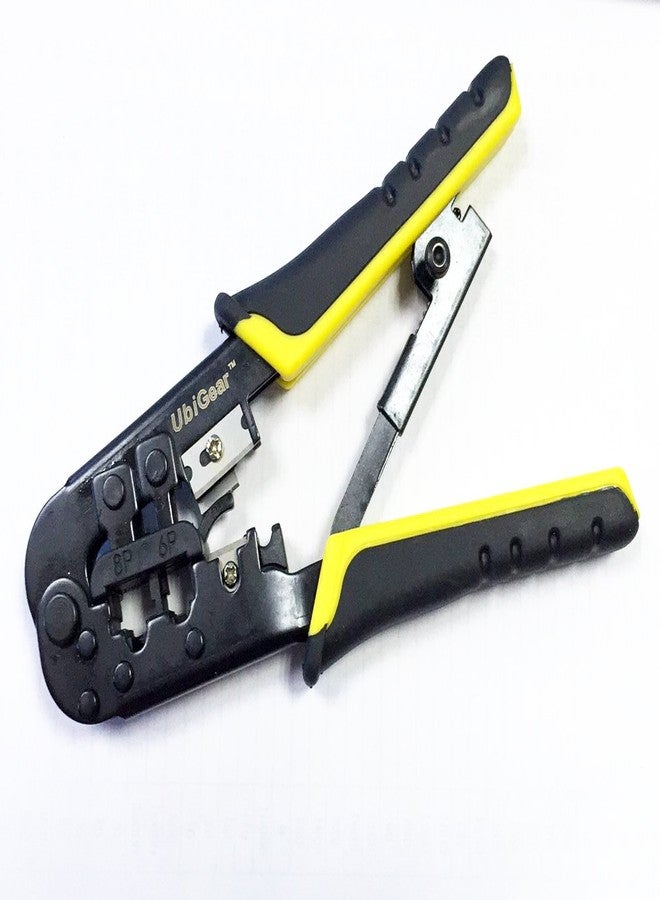 UbiGear Network/Phone Cable Finder/Toner/Probe/Tracer/Tester + RJ11/RJ12/RJ45 Crimp Crimper + 100 Pcs RJ45 CAT5e Connector Plug/Boots Network Tool Kits (PremiumTester) - Image 3