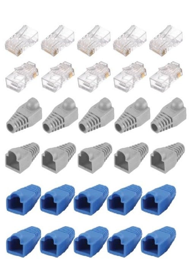 UbiGear Network/Phone Cable Finder/Toner/Probe/Tracer/Tester + RJ11/RJ12/RJ45 Crimp Crimper + 100 Pcs RJ45 CAT5e Connector Plug/Boots Network Tool Kits (PremiumTester) - Image 4