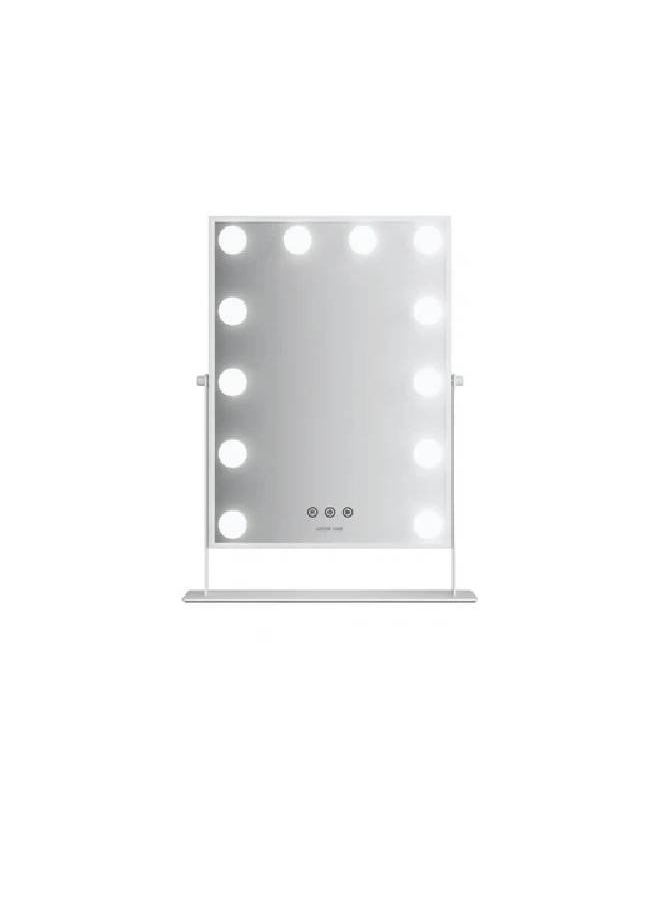 GREEN LION - Green Lion Glam Shine Makeup Mirror 9 LED Lights, Touch Control, Warm, Cool and Natural Light Settings - Image 1