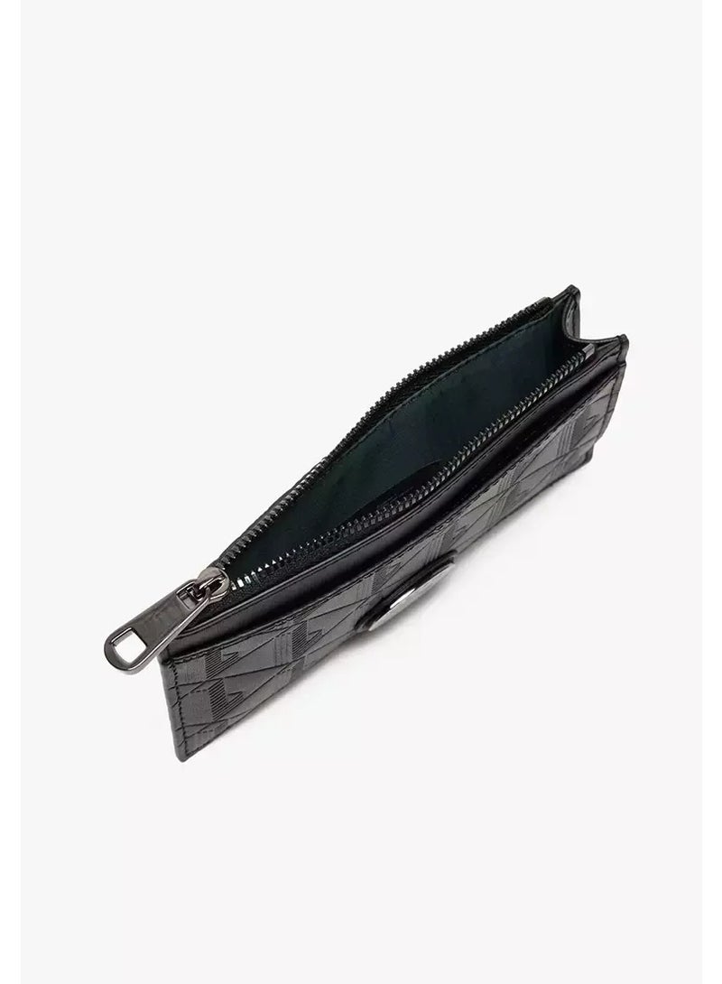 Monogram Leather Zip Card Holder - Image 2