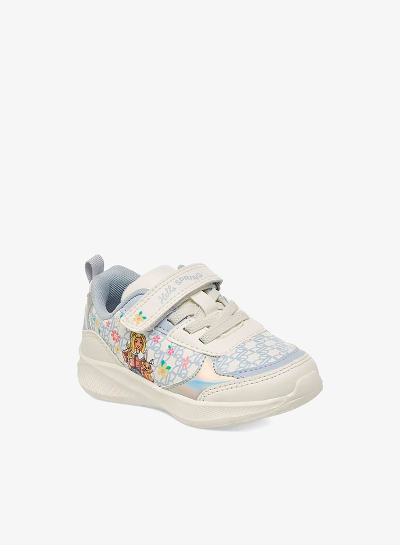 باربي حذاء رياضي بناتي بشريط لاصق - Image 2