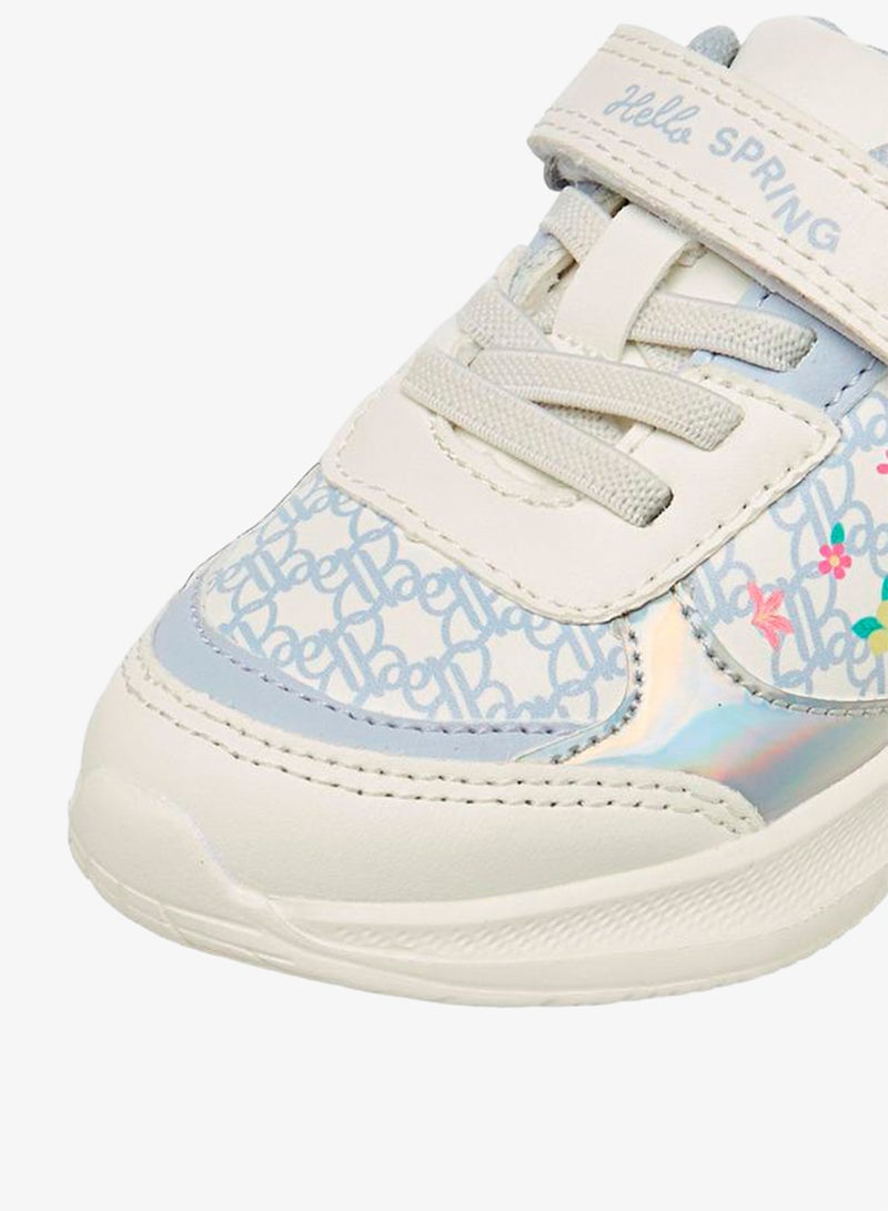 باربي حذاء رياضي بناتي بشريط لاصق - Image 4