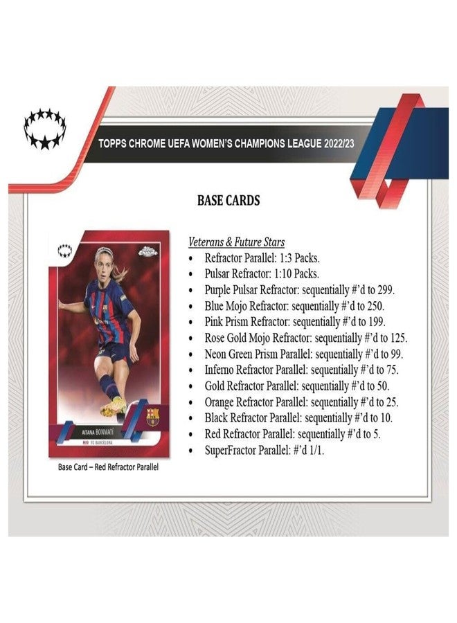 Topps 2022/23 TOPPS Chrome UEFA Women’S Champions League Value Box - Image 4