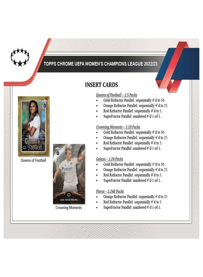 Topps 2022/23 TOPPS Chrome UEFA Women’S Champions League Value Box - Image 5