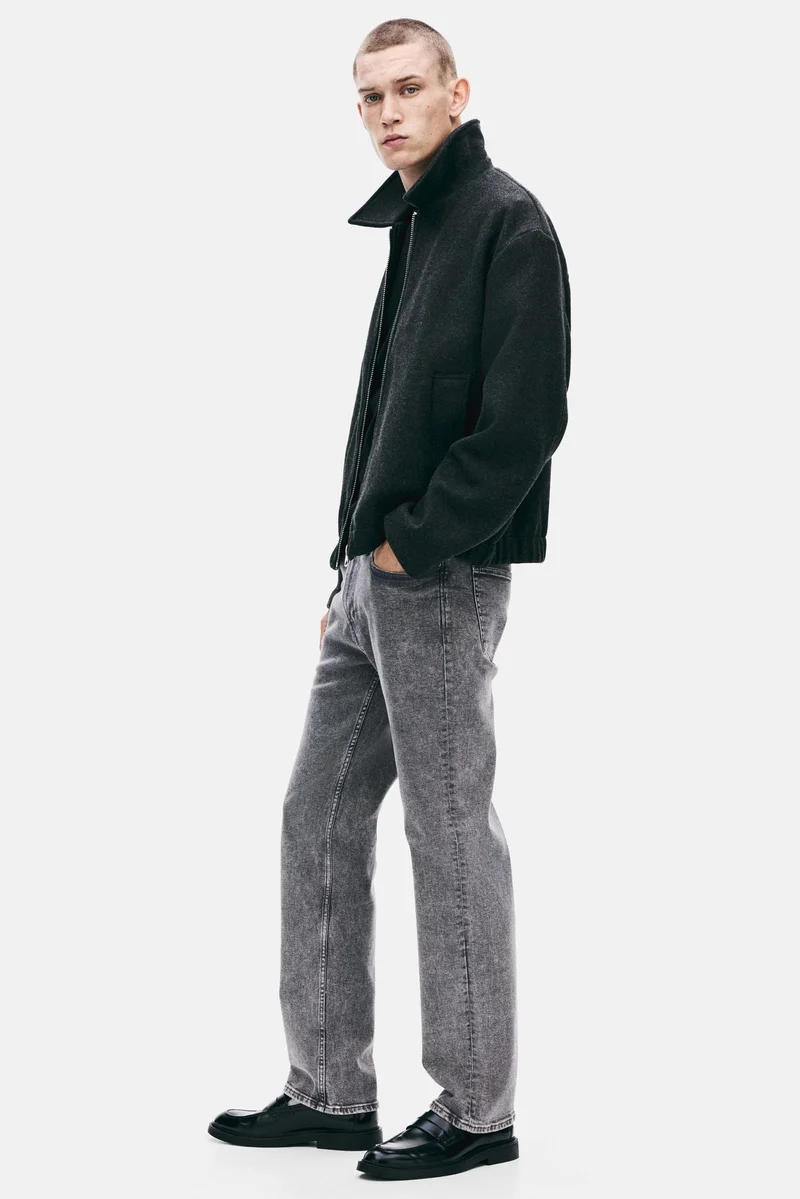 H&M  Straight Regular Jeans for Men | Best Price UAE