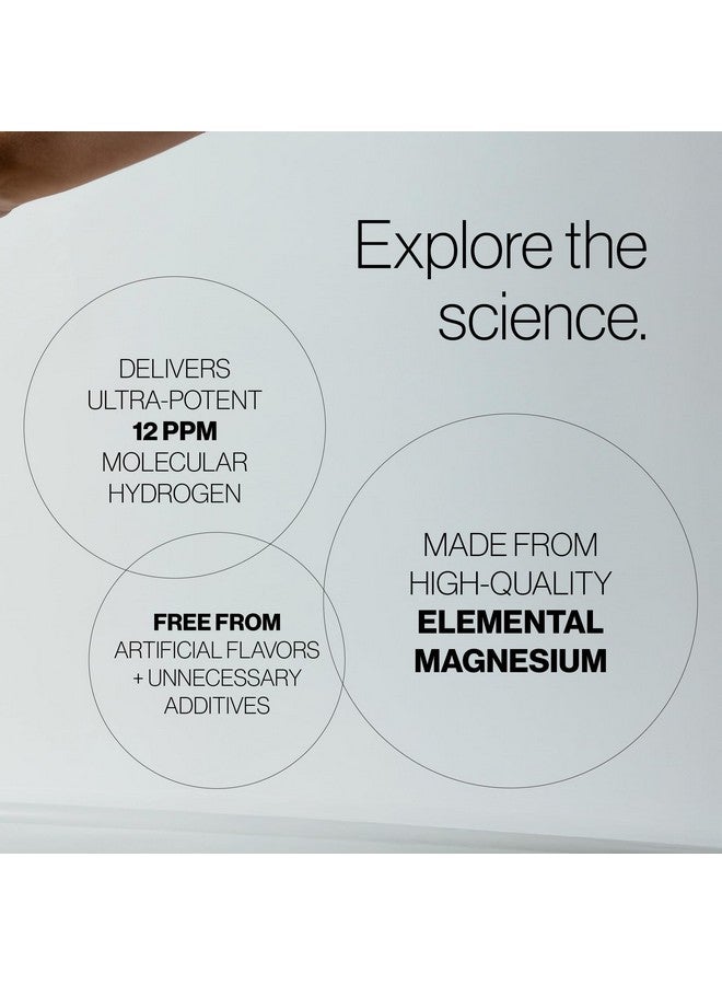 Molecular H2TAB Hydrogen Tablets with Magnesium -12 PPM Hydrogen Tablets for Drinking Water -Rich in Antioxidants, Supports Cellular Health, Recovery & Cognitive Function (30 Counts, Unflavored) - Image 4