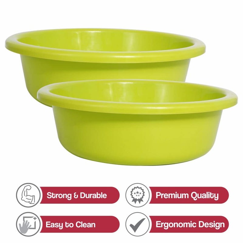 Wonder Homeware Prime Bowl 6 Heavy Quality Bowl Set, 3 pc Bowl 4 LTR, Green Color - Image 4