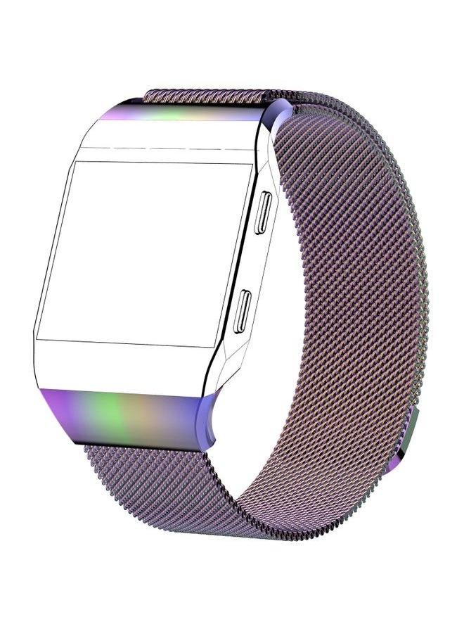 Generic - Replacement Strap For FITBIT Ionic Milanese Watch Band, Large Size : 24X2.2cm Colorful - Image 1