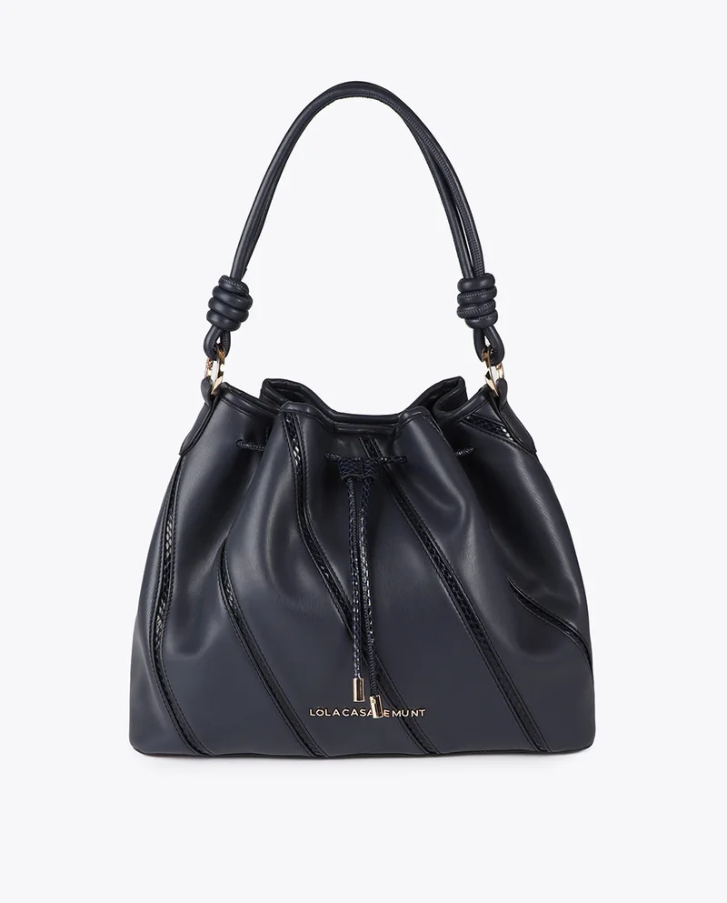 Lola Casademunt Judas Bag with Snake Skin Effect