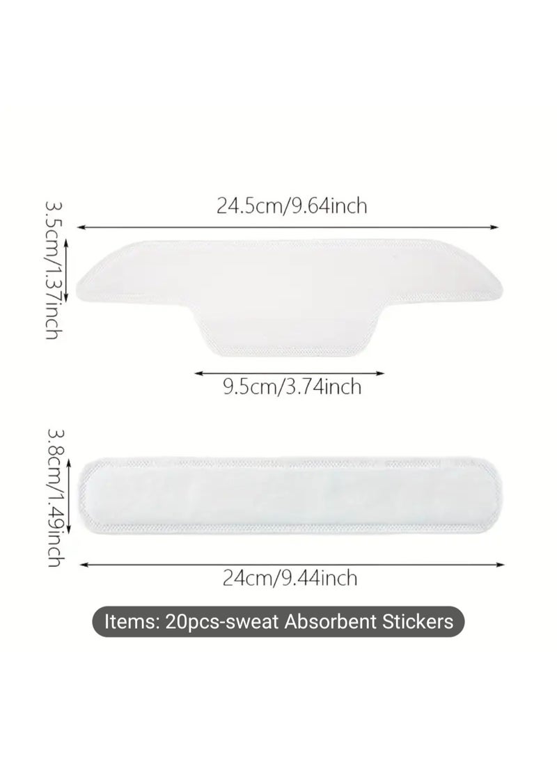 Self-Adhesive Collar & Hat Protection Sweat Absorbing Pads - Image 3