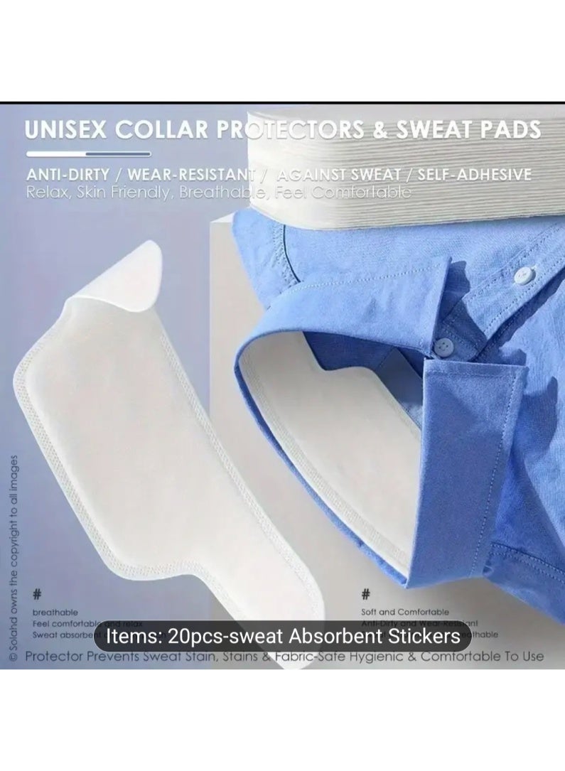 Self-Adhesive Collar & Hat Protection Sweat Absorbing Pads - Image 4
