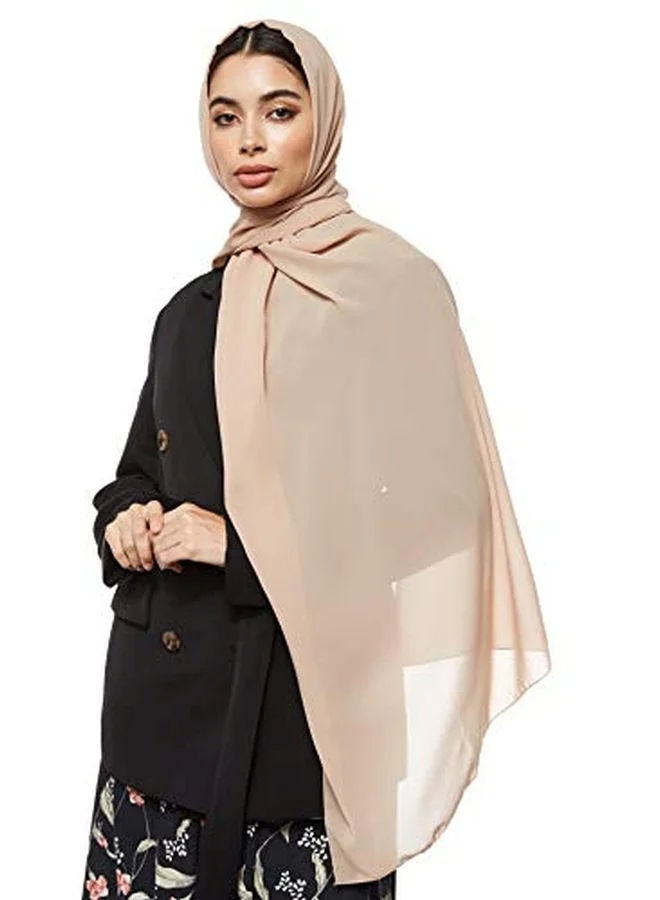 SHOPI حجاب شيلة شيفون صلب بابايا ويب - Image 2