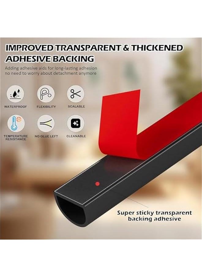 هوكور LukRosey 16 Metre B Shape Car Door Edge Trim Seal Strip,Automotive Rubber Seal Strip,Self Adhesive Weatherstrip for Car Window Door Protector Soundproofing,Auto Weather Seal Strip  - Image 3