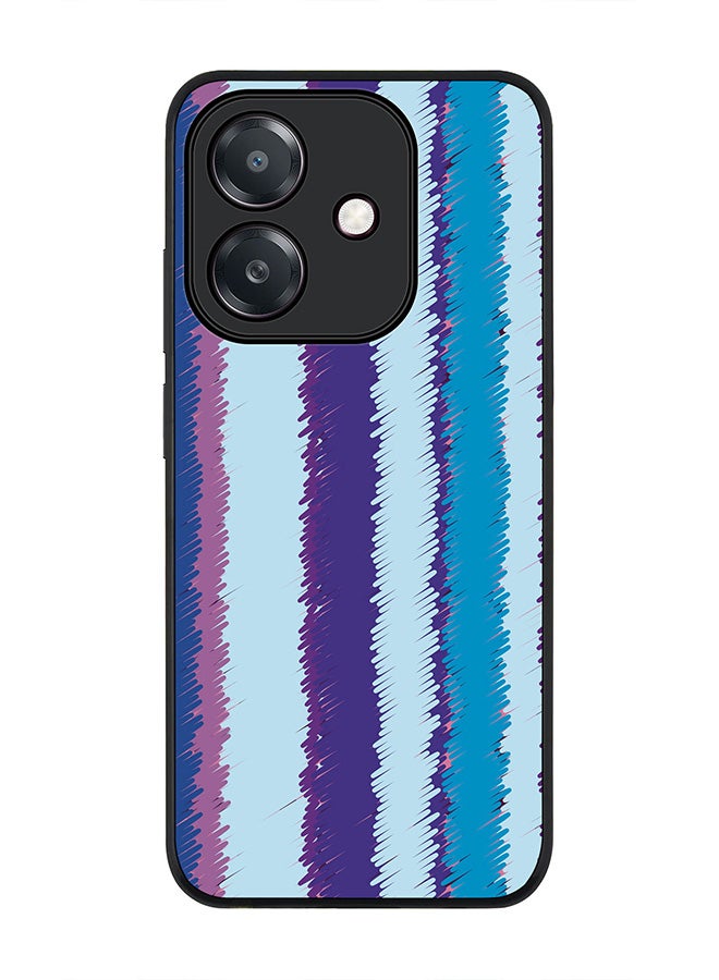 Stylizedd For Oppo A5i Case,Slim fit Camera Protection, Shockproof Thin Phone cover  - Lines Of Violet