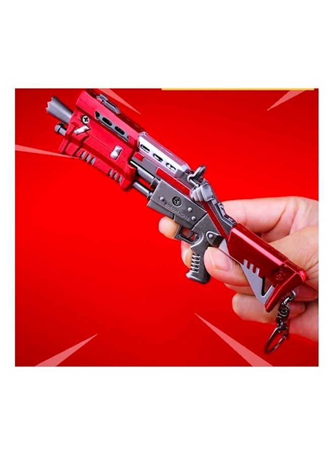 نيبمينينت سلسلة مفاتيح مصنوعة من سبيكة معدنية بتصميم بندقية تكتيكية لعبة "Fortnite" - Image 4