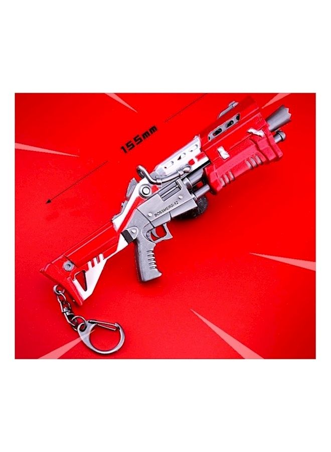 نيبمينينت سلسلة مفاتيح مصنوعة من سبيكة معدنية بتصميم بندقية تكتيكية لعبة "Fortnite" - Image 2