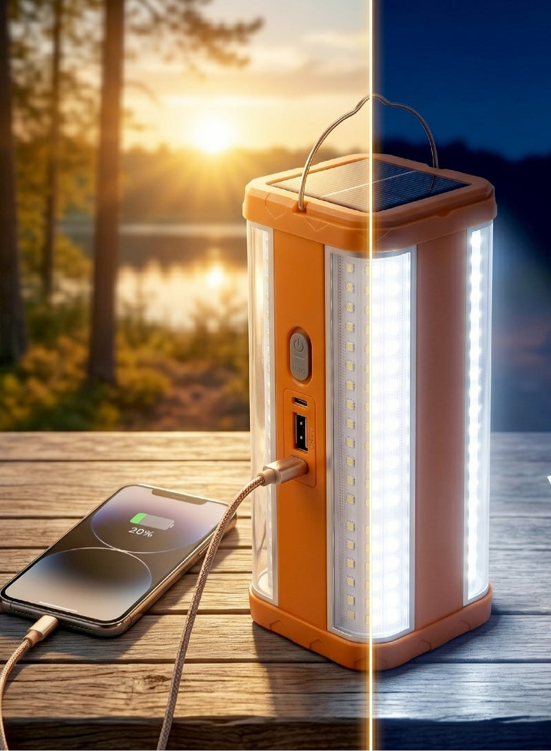 مصباح HG DUE HG-1665 LED محمول قابل للشحن بسطوع قوي للطوارئ والتخييم - Image 5