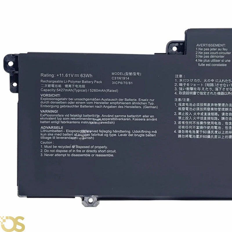 OS Battery Compatible with  Asus ZenBook 13 UX425UG ZenBook 14 UX435EA  C31N1914  From OS Store - 3 Month Warranty - Image 2