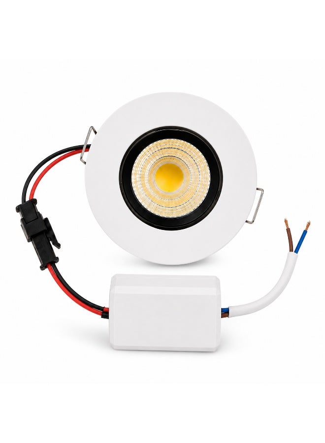 اسبوت LED 7 وات أبيض بإضاءة ورم - Image 2