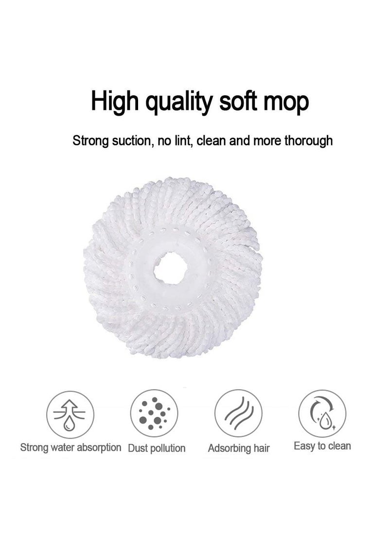 GTC - GTC® 360° Spin Mop Rotating Pole & Bucket No Foot Pedal with 2 Microfiber Heads - Image 1