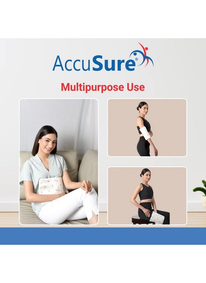 AccuSure - Orthopaedic Fast Heating Belt With 3 Level Heating Control For Fast Pain Relief At Back|Waist|Abdomen|Shoulder| Comes With Soft Washable Printed Cloth Cover - Xl - Image 1