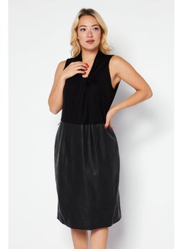 Kasper  Women Plain Mini Dress, Black  - Image 1