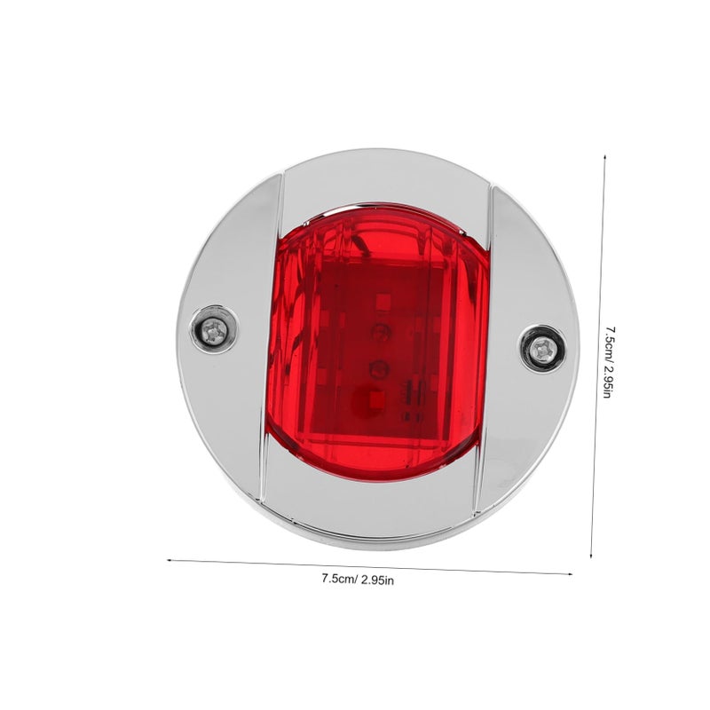 4 Pcs Enhanced Visibility LED Side Marker Lights Weatherproof For Truck Trailer Vehicles - Image 3
