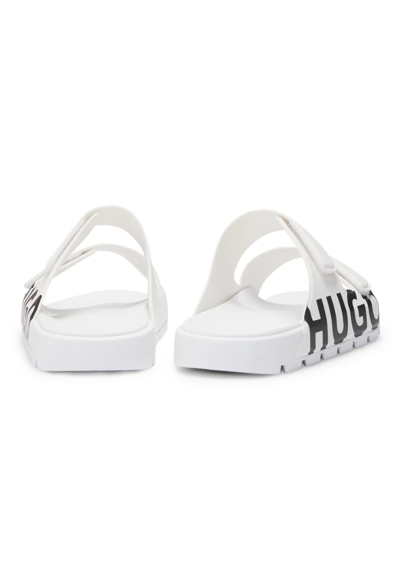 هوجو Logo sandals with double touch-closure straps