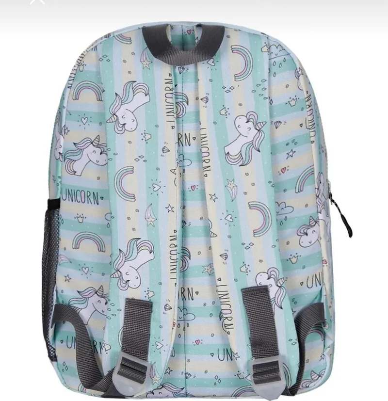 Cambridge Polo Club Unicorn Patterned Backpack & Water Bottle Set