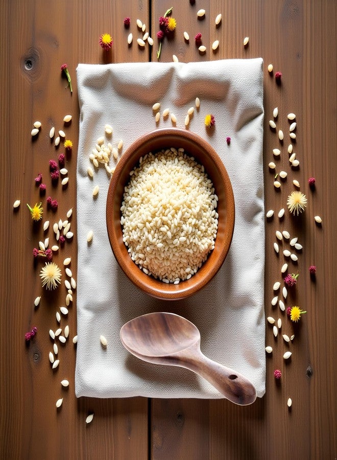 Tnyvm Natural Wooden 7 inch Rice Spoon Non-stick Wooden Rice Paddle Rice Scooper Rice Serving Spoon Rice Spatula for Rice Potato Salads, Serving Utensils for Kitchen and Dining - Image 2