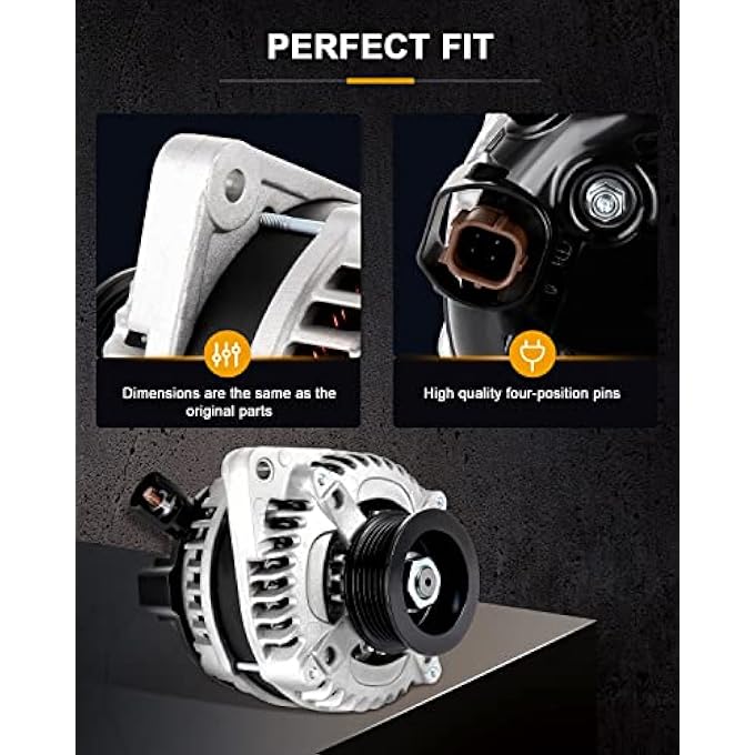 ROADFAR New Alternator Replacement for Honda Odyssey 2008-2010 For Acura TSX 2010-2014 For Acura TL 2009-2014 11391, 31100-RGW-A01, 31100-RGW-A01RM - Image 5