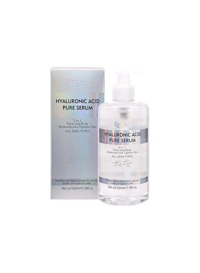 AS Ashley Shine Hyaluronic Acid Pure Serum - for Face and Body - Image 1