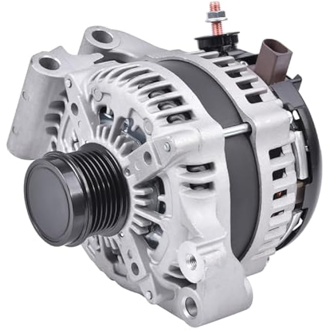 FuseRish 104210-6541, 104210-6540 New Alternator 12V 175A Compatible with Ford Escape 2013-2016 1.6L, Escape 2017-2019 1.5L, Transit Connect 2014-2016 1.6L, 6-Groove Clockwise, Part #: 12884, CJ5T10300DB - Image 1