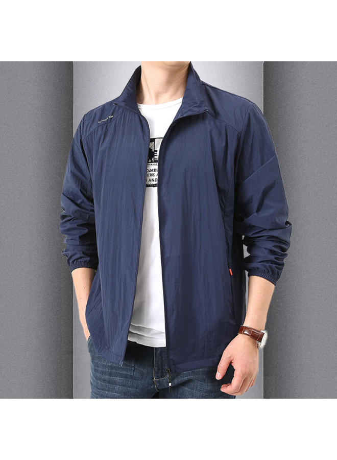 Song Feng Ya Sun-protective Clothing Men's Summer Casual Thin Breathable Outdoor Fishing Riding Sportswear Youth Collar Sun-protective Clothing - Image 1