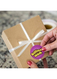 Wownect Encouragement Stationary Stickers Round [1inch][500 Pcs Labels] Labels For Envelope Seals Packing Seals cards Gift Boxes Shopping Bags Bouquets Cardboard Decoration  - Image 3