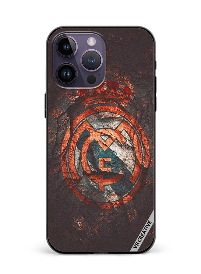 VR CREATIVE Protective Case Cover For Apple iPhone 15 Pro Max Real Madrid Cake Design Multicolour - Image 1