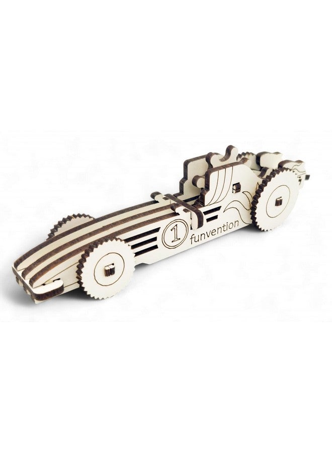 Funvention Birthday Return Gifts (Pack of 12) Fun Fidgets - Racer Car | DIY Miniature Mechanical Models 3D Puzzle Return Favours for Kids Birthday Party 5+ Years Made in India Toys - Image 3