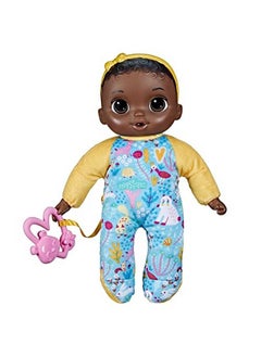 Baby Alive Soft ‘N Cute Doll Black Hair 11 Inch First Baby Doll Toy Washable Soft Doll Toddlers Kids 18 Months And Up Teether Accessory  - Image 1