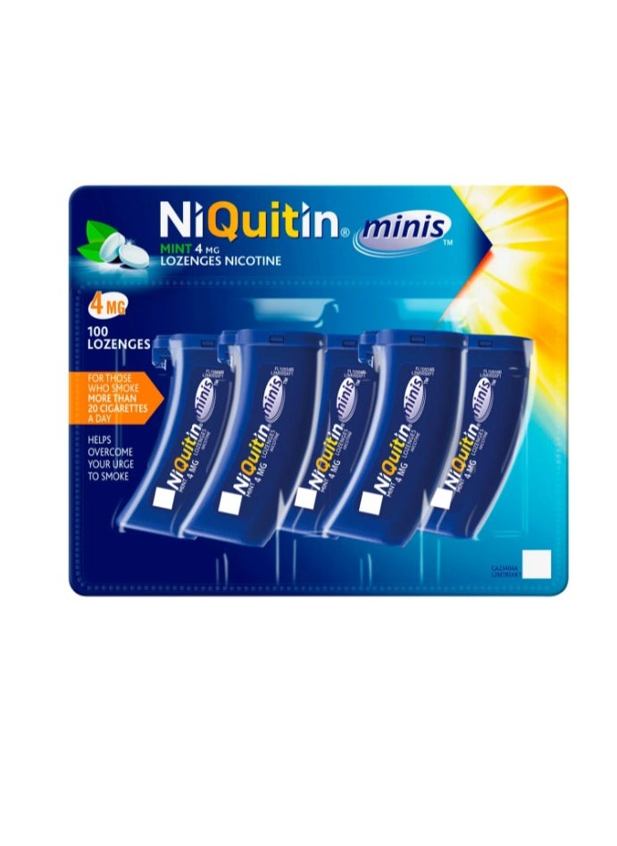 NiQuitin Niquitin lozenges mini mint 4mg 100 Lozenges  - Image 2