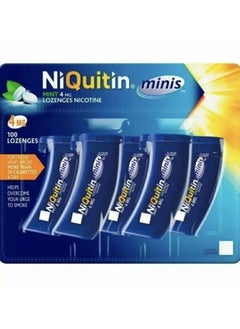 NiQuitin Niquitin lozenges mini mint 4mg 100 Lozenges  - Image 1